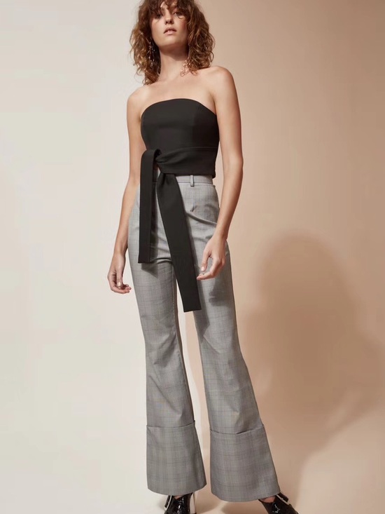 Pants - C/meo Collective Women's Grey Trousers